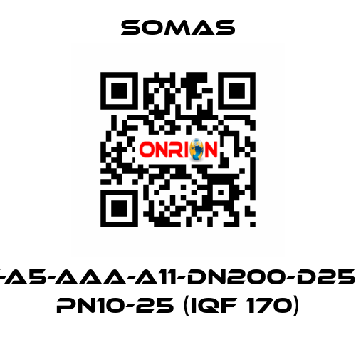 MTV-A5-AAA-A11-DN200-D25-B20 PN10-25 (IQF 170) SOMAS