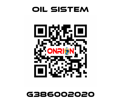 G386002020 Oil Sistem