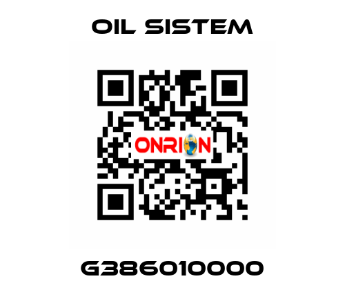 G386010000 Oil Sistem