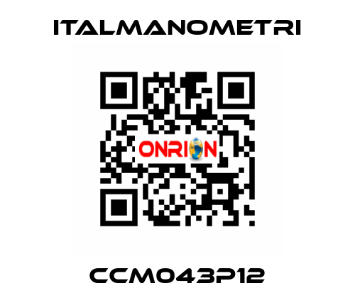 CCM043P12 ITALMANOMETRI