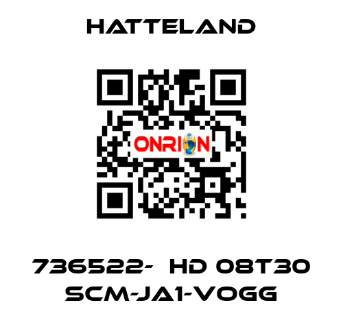 736522-  HD 08T30 SCM-JA1-VOGG HATTELAND