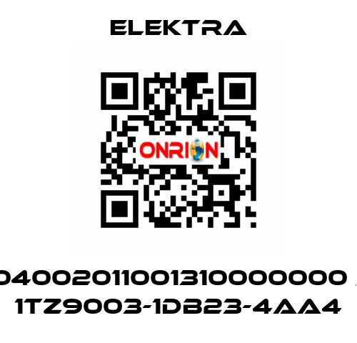 04002011001310000000 / 1TZ9003-1DB23-4AA4 ELEKTRA