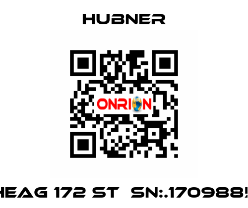 HEAG 172 st  SN:.1709885 HUBNER