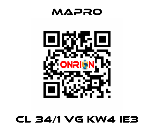 CL 34/1 VG kW4 IE3 Mapro