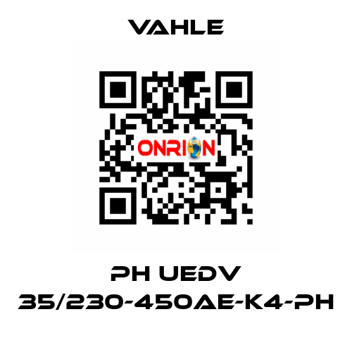 PH UEDV 35/230-450AE-K4-PH Vahle