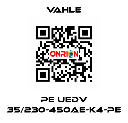 PE UEDV 35/230-450AE-K4-PE Vahle