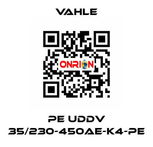 PE UDDV 35/230-450AE-K4-PE Vahle