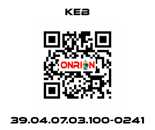 39.04.07.03.100-0241 KEB