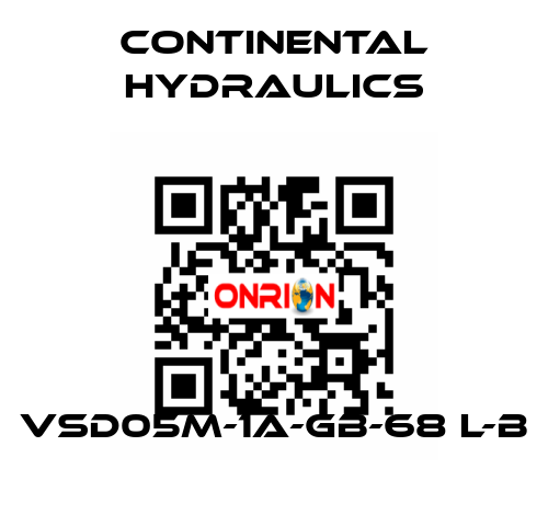 VSD05M-1A-GB-68 L-B Continental Hydraulics