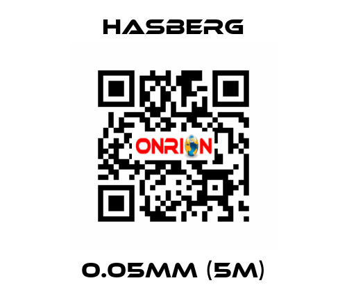 0.05mm (5m) Hasberg