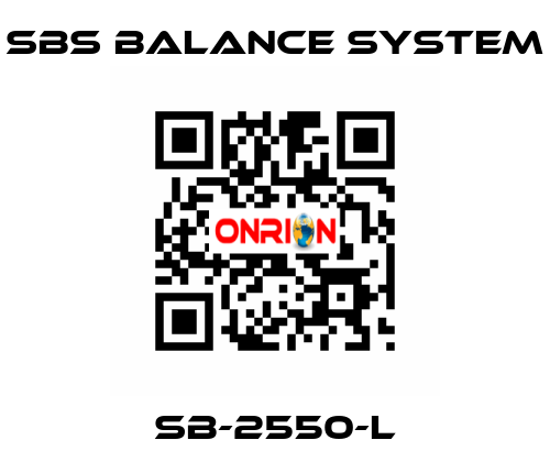 SB-2550-L SBS BALANCE SYSTEM