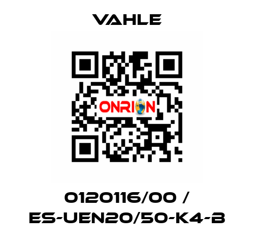 0120116/00 / ES-UEN20/50-K4-B Vahle