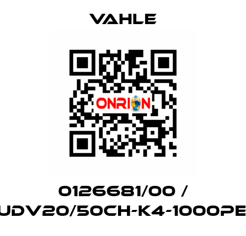 0126681/00 / DT-UDV20/50CH-K4-1000PE-CB Vahle