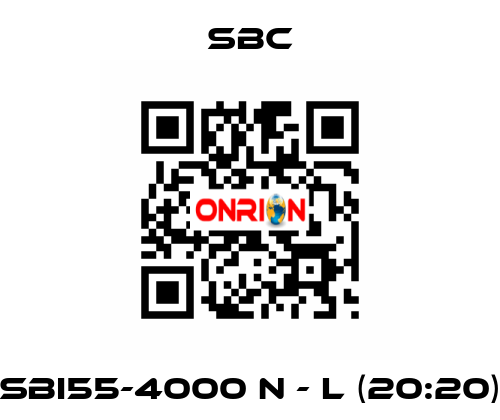 SBI55-4000 N - L (20:20) SBC