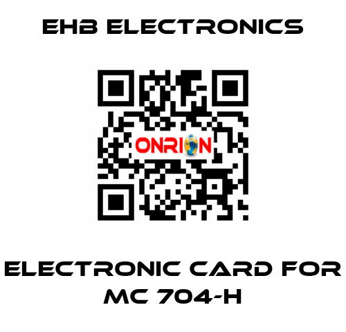 electronic card for MC 704-H ehb electronics