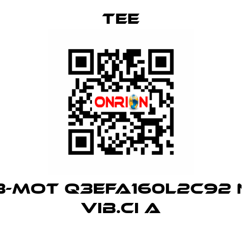 3-Mot Q3EFA160L2C92 N Vib.CI A TEE