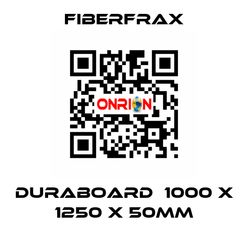 Duraboard  1000 x 1250 x 50mm Fiberfrax