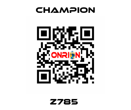 Z785  Champion