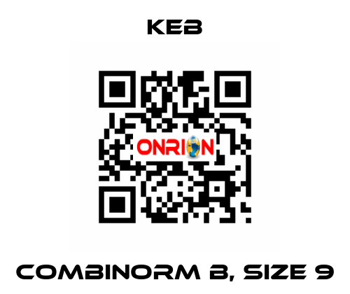 COMBINORM B, Size 9 KEB