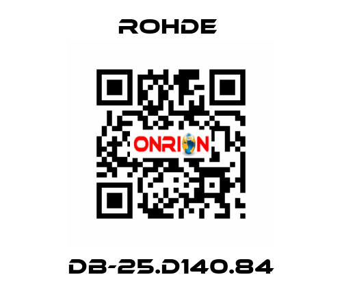 DB-25.D140.84 Rohde 