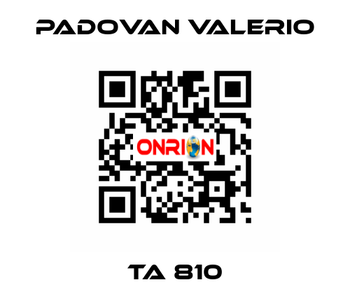 TA 810 PADOVAN VALERIO