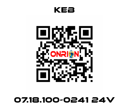 07.18.100-0241 24V KEB