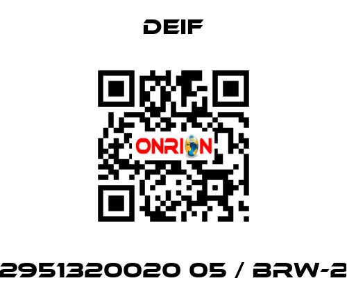 2951320020 05 / BRW-2 Deif