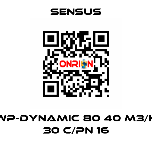 Wp-Dynamic 80 40 m3/h 30 c/PN 16 Sensus