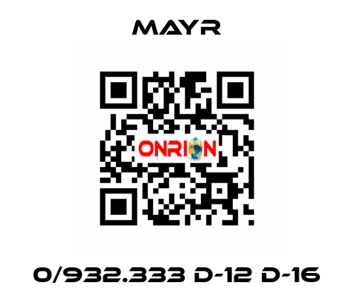 0/932.333 D-12 D-16 Mayr