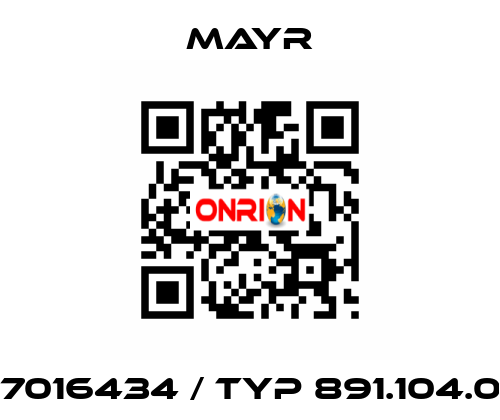 7016434 / Typ 891.104.0 Mayr