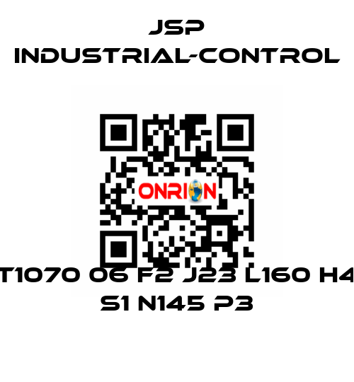 T1070 06 F2 J23 L160 H4 S1 N145 P3 JSP Industrial-Control