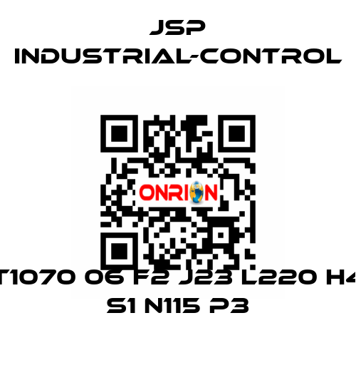 T1070 06 F2 J23 L220 H4 S1 N115 P3 JSP Industrial-Control