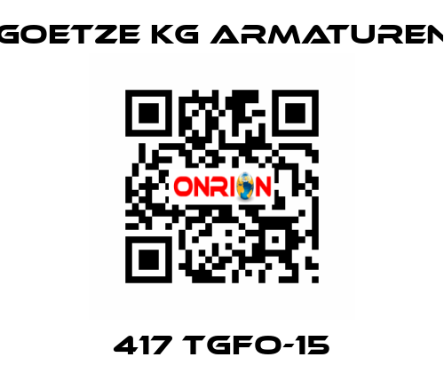 417 tGFO-15 Goetze KG Armaturen