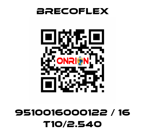 9510016000122 / 16 T10/2.540 Brecoflex