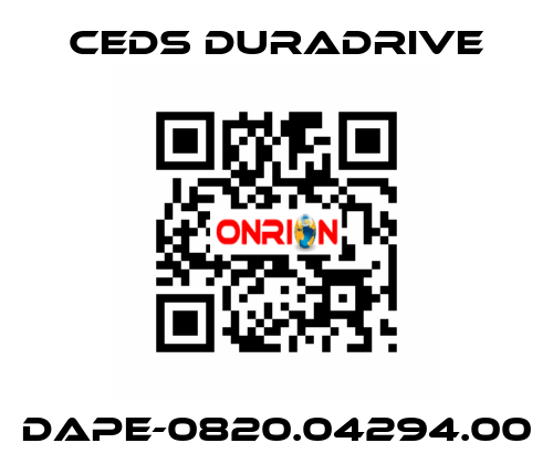 DAPE-0820.04294.00 Ceds Duradrive