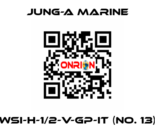 WSI-H-1/2-V-GP-IT (No. 13) JUNG-A MARINE