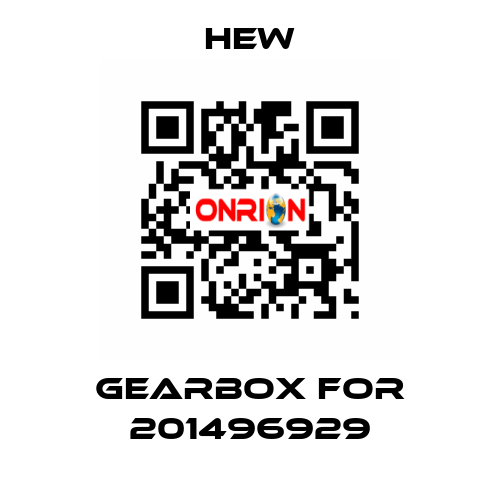 Gearbox for 201496929 HEW