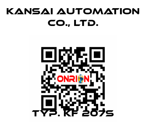 Typ. KF 207S KANSAI Automation Co., Ltd.