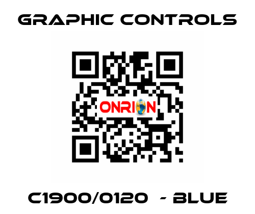 C1900/0120  - blue Graphic Controls