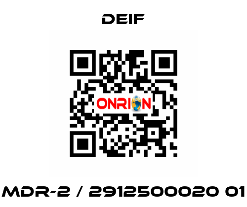 MDR-2 / 2912500020 01 Deif