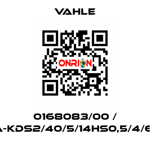 0168083/00 / SA-KDS2/40/5/14HS0,5/4/6/6 Vahle