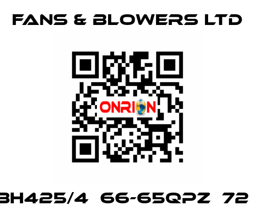 BH425/4  66-65QPZ  72㎏ Fans & Blowers Ltd