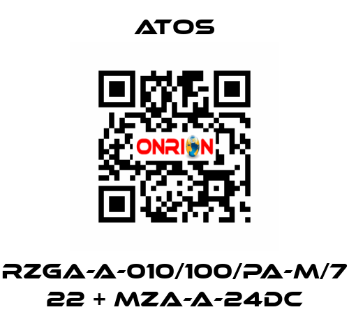 RZGA-A-010/100/PA-M/7 22 + MZA-A-24DC Atos