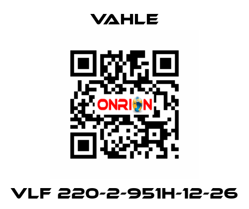 VLF 220-2-951H-12-26 Vahle