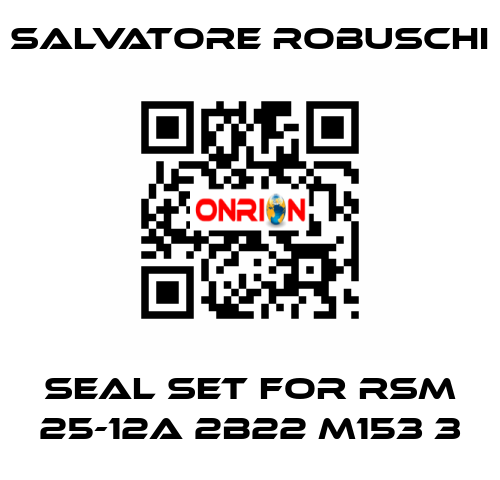 seal set for RSM 25-12A 2B22 M153 3 SALVATORE ROBUSCHI