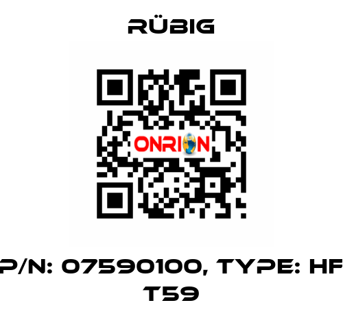 P/N: 07590100, Type: HF T59 Rübig