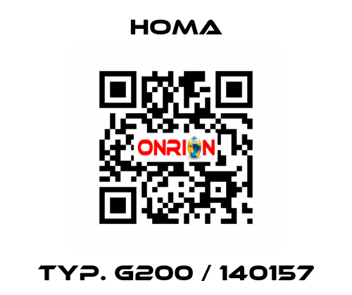 Typ. G200 / 140157 HOMA