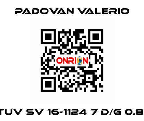 TUV SV 16-1124 7 D/G 0.81 PADOVAN VALERIO