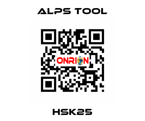 HSK25 ALPS TOOL