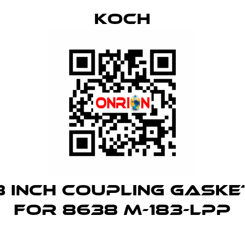 8 INCH Coupling Gasket for 8638 M-183-LPP KOCH